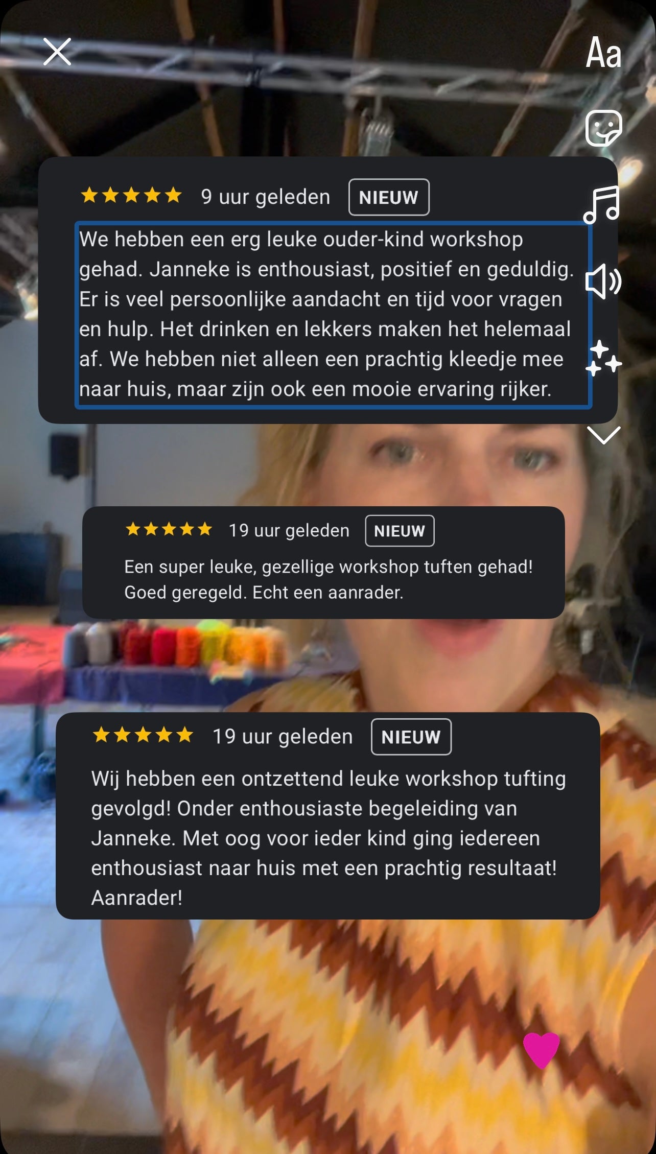 Workshop tuften ouder & kind