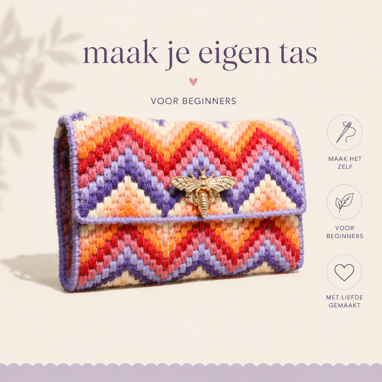 Slow Stitch tasje