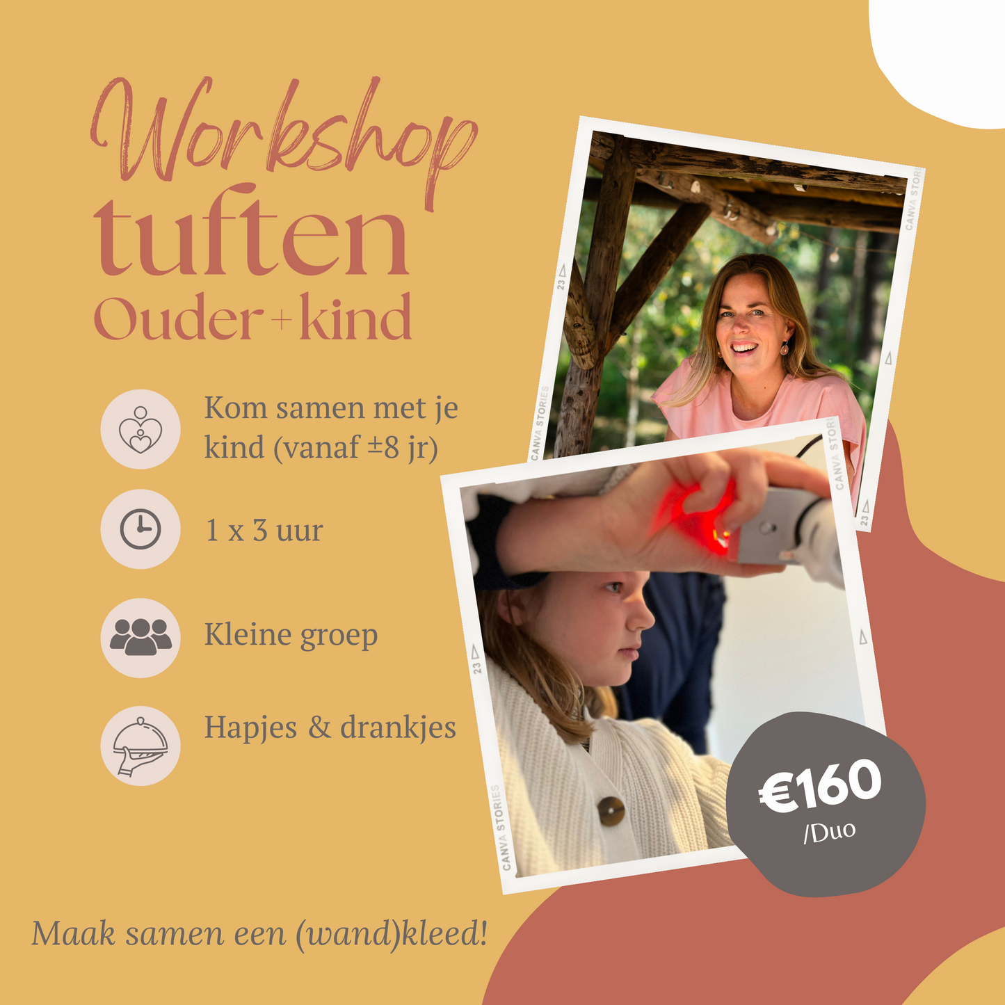 Workshop tuften ouder & kind